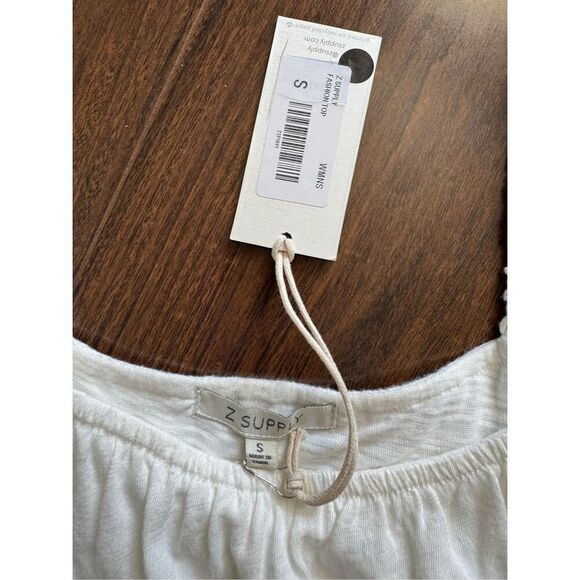 Z Supply XS Eyelet ruffle tank top - Picture 2 of 3